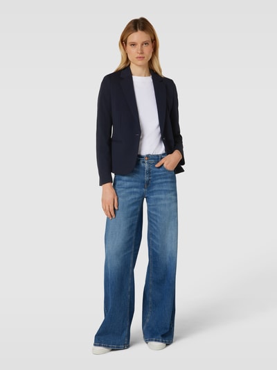 Christian Berg Woman Selection Blazer met strookzakken Marineblauw - 1