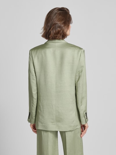 THE KOOPLES Leinenblazer mit Pattentaschen Hellgruen 5