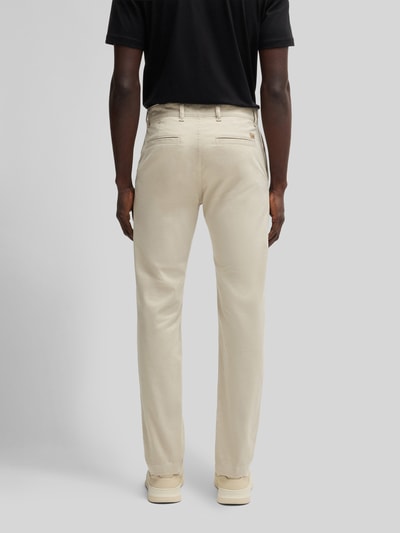 BOSS Orange Chinosy o kroju regular fit z mieszanka bawełny model 'CHINO Regular 1' Beżowy 5