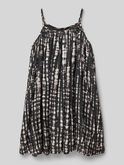 DANAMADE Kleid aus Viskose mit Spaghettiträgern Black 3