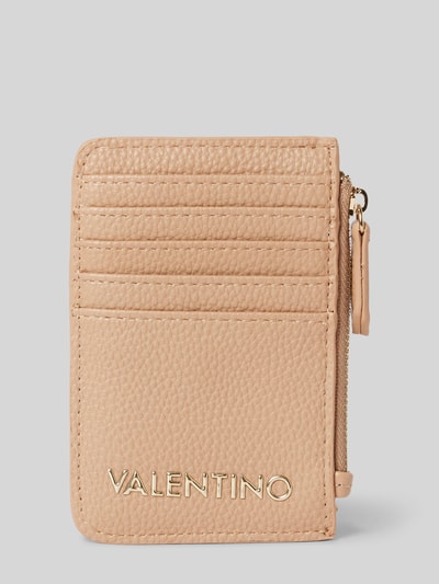 VALENTINO BAGS Kaartenhouder met ritsvak, model 'BRIXTON' Beige - 1