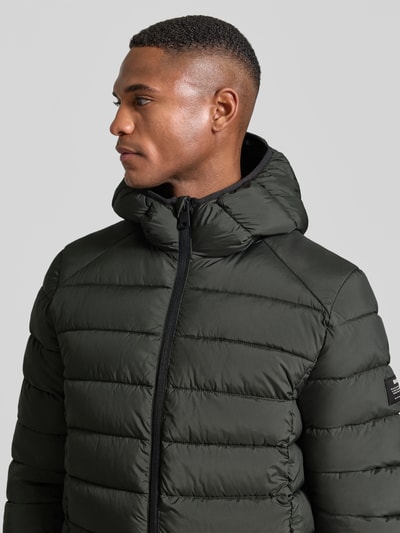 ECOALF Kurtka pikowana z zamkiem błyskawicznym dwustronnym model ‘ASPENALF’ Oliwkowy 3