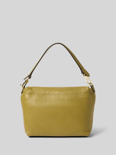 Produktfoto, Handtasche mit Logo-Detail Modell 'Temi' van Abro, hoofdvak met overslag, afneembare schouderband, tunnelkoord, structuurpatroon, breedte 33 cm, lengte 20 cm, diepte 10 cm, bandlengte 102 cm