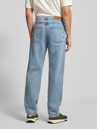 WOODBIRD Straight fit jeans in 5-pocketmodel, model 'LEROY' Jeansblauw - 5