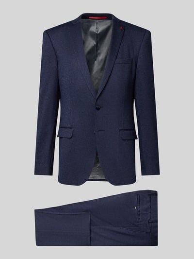 Roy Robson Slim Fit Anzug mit 2-Knopf-Sakko Marine 2