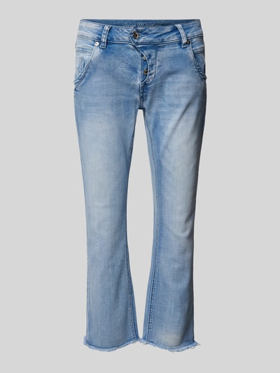 Blue Monkey Slim Fit Jeans im 5-Pcoket-Design Modell 'MANIE' Blau 2