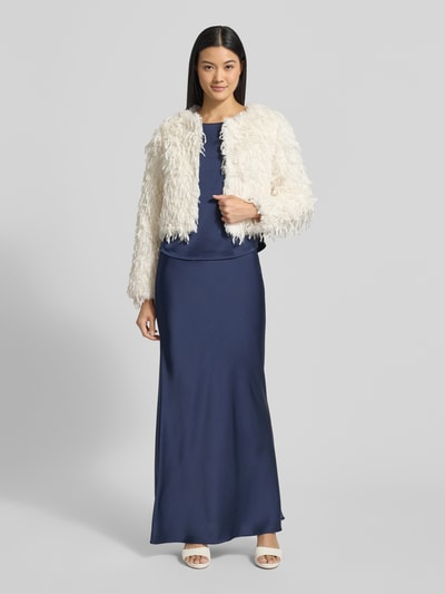 Christian Berg Cocktail Regular fit maxirok van satijn Marineblauw - 1