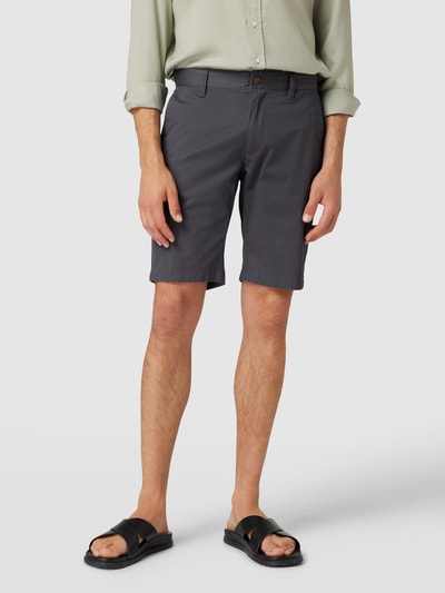 s.Oliver RED LABEL Chino-Shorts mit Knopfriegel Anthrazit 4