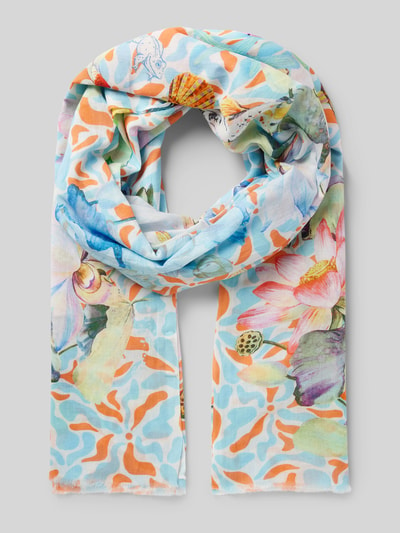 Codello Sjaal met all-over print Blauw - 1