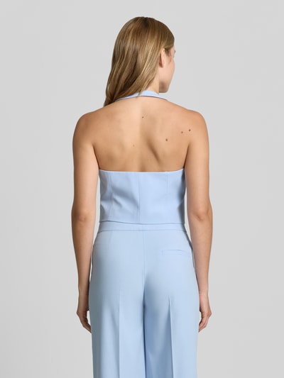 HUGO Regular Fit Weste mit Neckholder Modell 'ANUNA' Hellblau 5