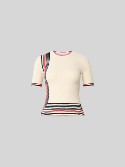 Rabanne Slim Fit T-Shirt in strick-Optik Marine 2