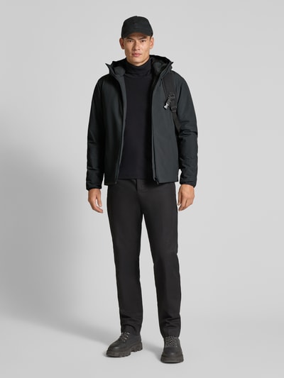 SCANDINAVIAN EDITION Regular Fit Jacke mit Zweiwege-Reißverschluss Modell 'Nimbus' Oliv 1