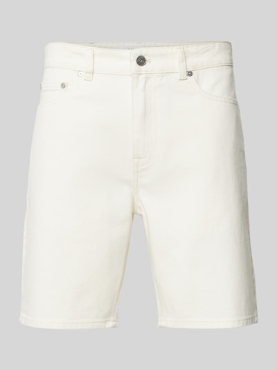 Lacoste Regular Fit Jeansbermudas im 5-Pocket-Design Offwhite 2