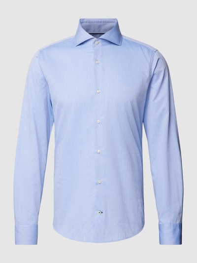 JOOP! Collection Slim Fit Business-Hemd mit Haifischkragen Modell 'Pai' Bleu 2