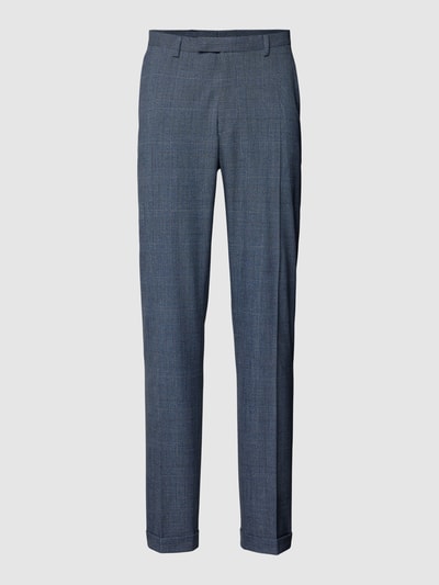 MCNEAL Pantalon met glencheck-motief, model 'Steve' Blauw - 2