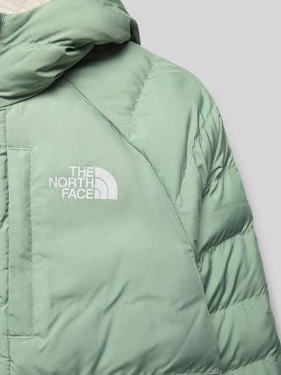 The North Face Relaxed fit gewatteerd jack met logoprint, model 'PERRITO' Rietgroen - 2
