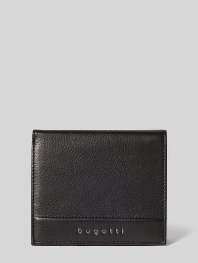 bugatti Portemonnee met labeldetail, model 'Nome' Zwart - 1