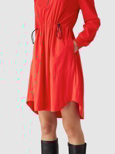 Marc Cain Knielanges Kleid mit Kentkragen Rot 3