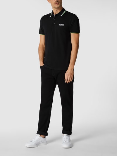 BOSS Green Poloshirt mit Logo-Stickerei Modell 'Paddy Pro' Black 1