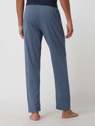 Mey Pyjama-Hose aus Baumwolle Marine 5