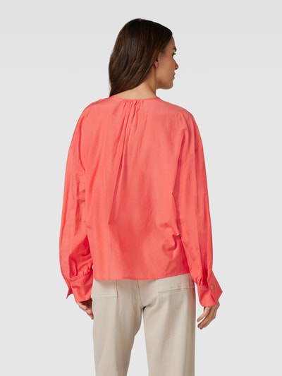 Drykorn Blouse met ronde hals, model 'ITUA' Koraal - 5