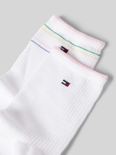 Tommy Hilfiger Socken mit elastischem Rippenbündchen im 2er-Pack Weiss 2