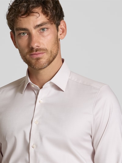 OLYMP Level Five Body fit zakelijk overhemd met knoopsluiting Zand - 3