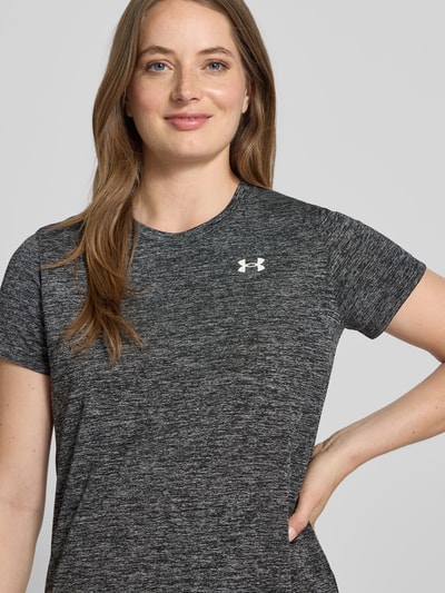 Under Armour T-Shirt mit Label-Print Black 3
