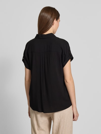 Tom Tailor Relaxed fit overhemdblouse van pure viscose Zwart - 5