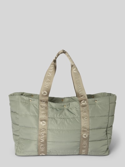 Hey Marly Torba shopper z pikowaniem model ‘Travel Buddy’ Trzcinowy 4