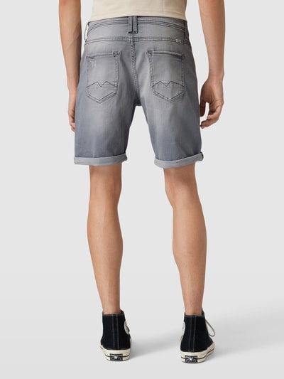 Blend Slim Fit Jeansshorts im 5-Pocket-Design Hellgrau 5