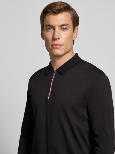 Tommy Hilfiger Regular Fit Poloshirt aus reiner Baumwolle Black 3