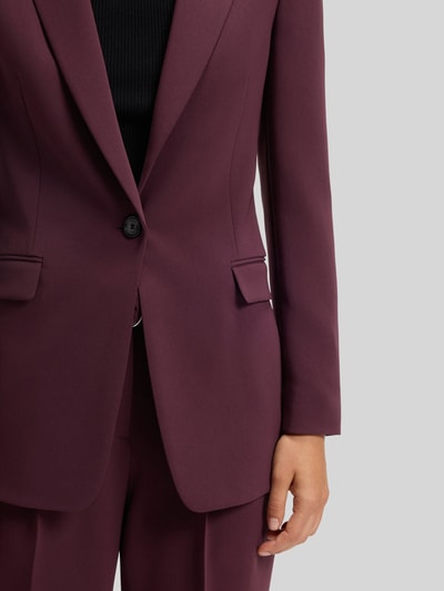 BOSS Regular Fit Blazer mit Reverskragen Bordeaux 6