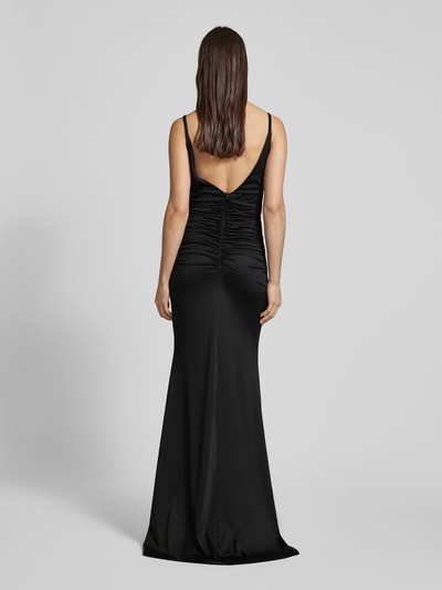 TROYDEN COLLECTION Abendkleid mit seitlicher Raffung Black 5