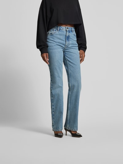 ROTATE Straight fit jeans in 5-pocketmodel Jeansblauw - 4