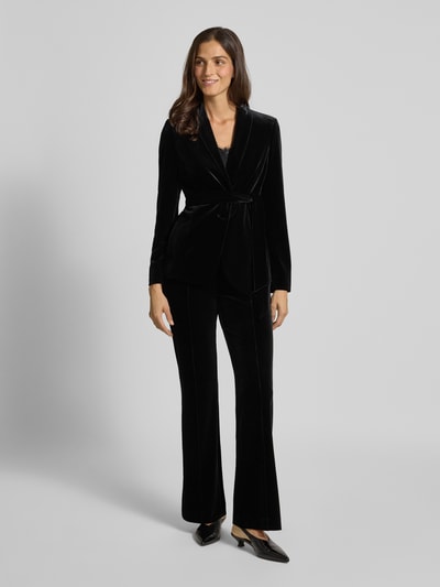 Christian Berg Woman Selection Blazer van fluweel met reverskraag Zwart - 1