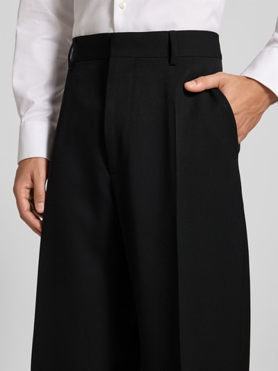 Dsquared2 Regular Fit Stoffhose mit Bügelfalten Black 3