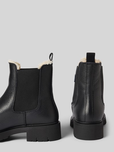 Tommy Jeans Chelsea Boots aus echtem Rindsleder BLACK 2