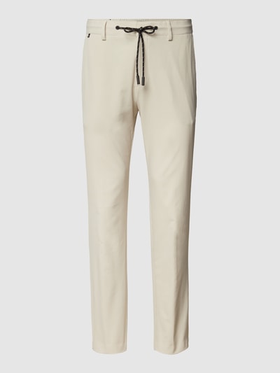 BOSS Slim Fit Jogpants mit französischen Eingrifftaschen Beige 2