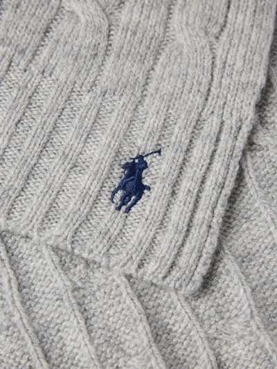 Polo Ralph Lauren Schal mit Kaschmir-Anteil Hellgrau 2