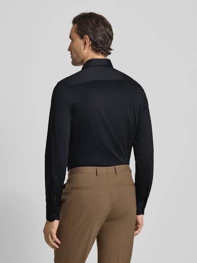 OLYMP Level Five Slim Fit Businesshemd mit Kentkragen Black 5