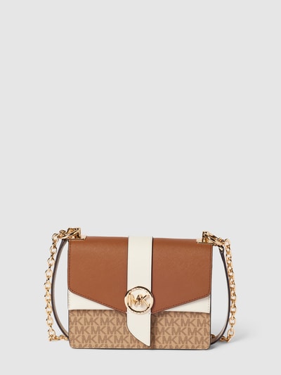 MICHAEL Michael Kors Handtasche mit Label-Details Modell 'GREENWICH' Camel 2