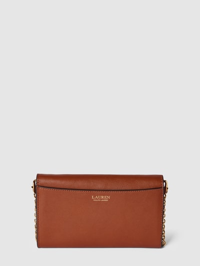 Lauren Ralph Lauren Crossbody Bag mit Label-Applikation Modell 'ADAIR' Cognac 4