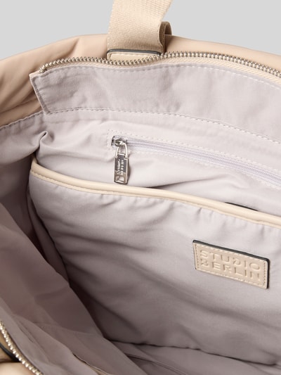 STUDIO BERLIN Shopper met logopatch, model 'Prenzlau' Zand - 5