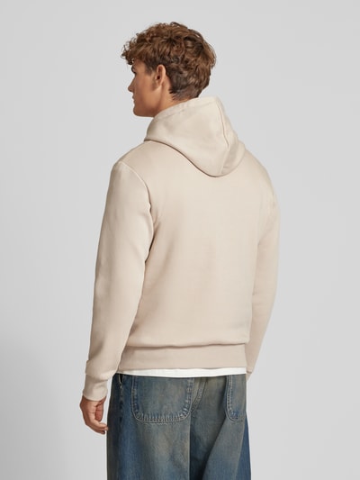 Jack & Jones Hoodie mit Label-Print Modell 'ECORP' Beige 5