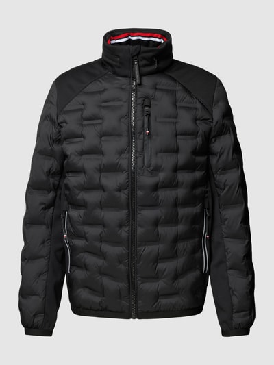 Tom Tailor Hybridjacke mit Label-Detail Black 2