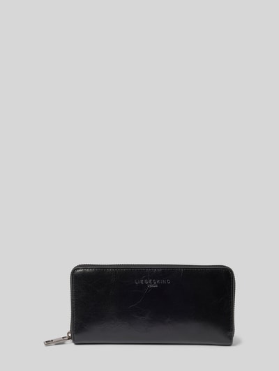 LIEBESKIND BERLIN Portemonnaie aus Leder mit Logo-Prägung Modell 'SALLY' Black 1