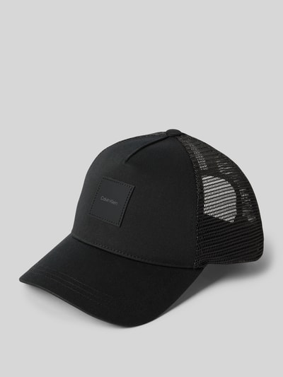 CK Calvin Klein Trucker-pet met labelbadge Zwart - 1