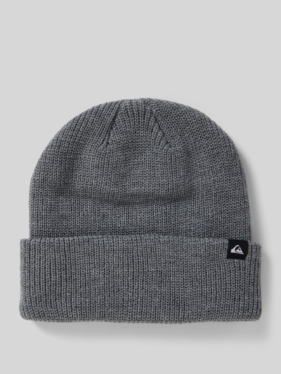Quiksilver Beanie met labeldetail Middengrijs gemêleerd - 1