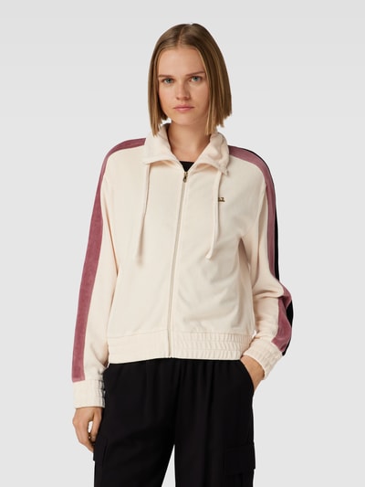 EA7 Emporio Armani Sweatjack met labeldetail, model 'TRAIN' Beige - 4